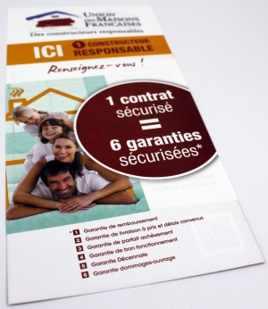 flyer 10 x 21 Union des Maisons Françaises