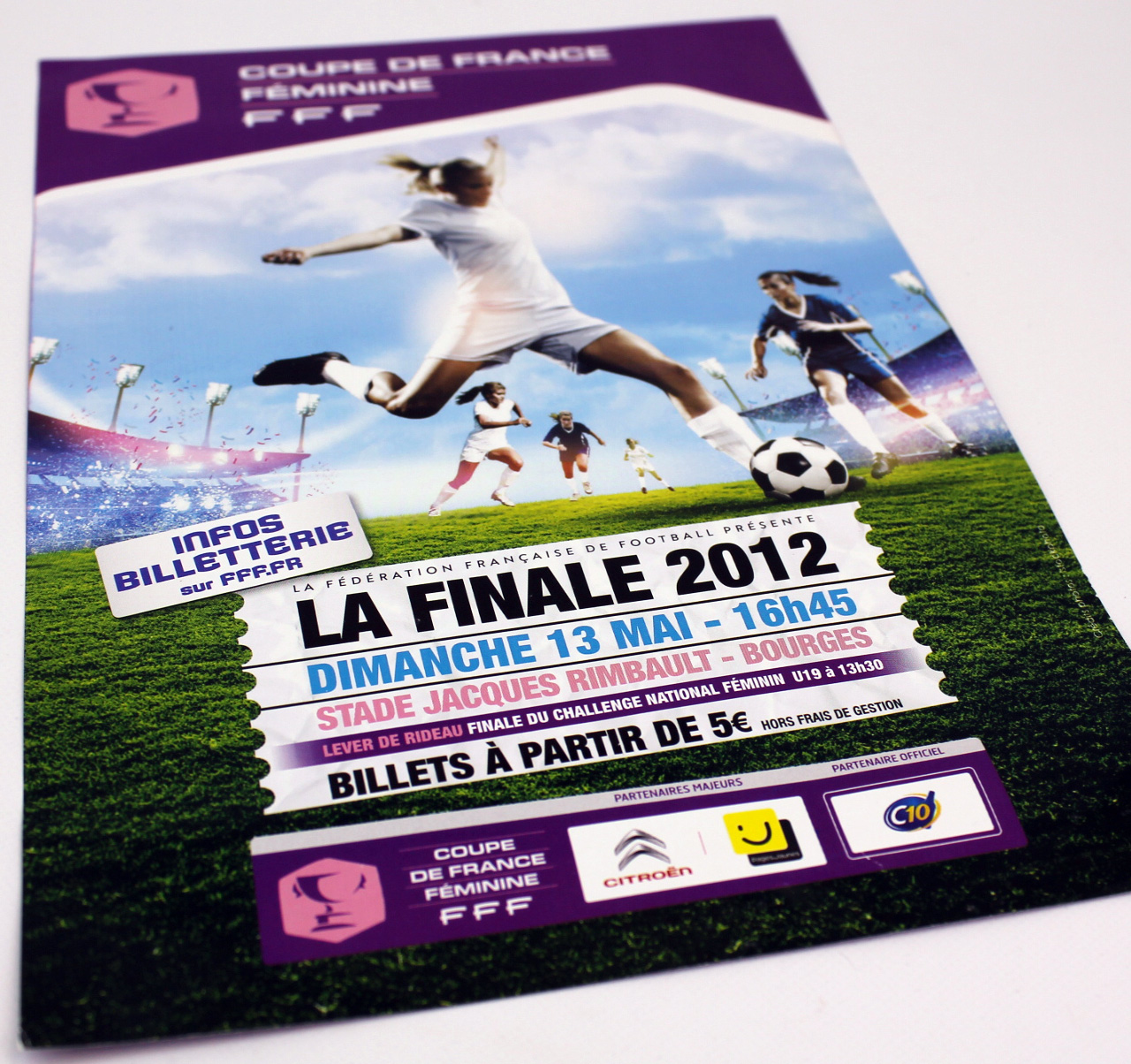 Affiche A1 + Flyer A5 pour la Fédération Française de Football